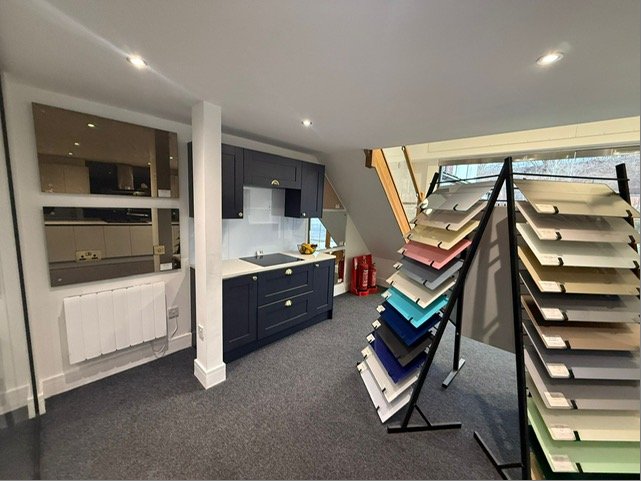 Showroom colour samples